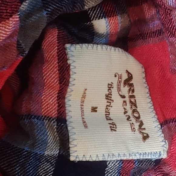 ARIZONA Jeans Co Plaid Button Down - Picture 4 of 4